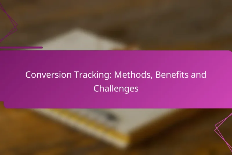 Conversion Tracking: Methods, Benefits and Challenges