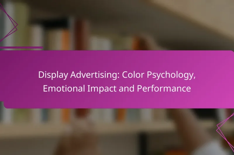 Display Advertising: Color Psychology, Emotional Impact and Performance